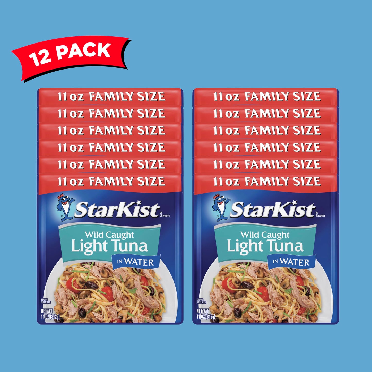 Starkist Chunk Light Tuna In Water - 11 Oz Pouch (Pack Of 12)