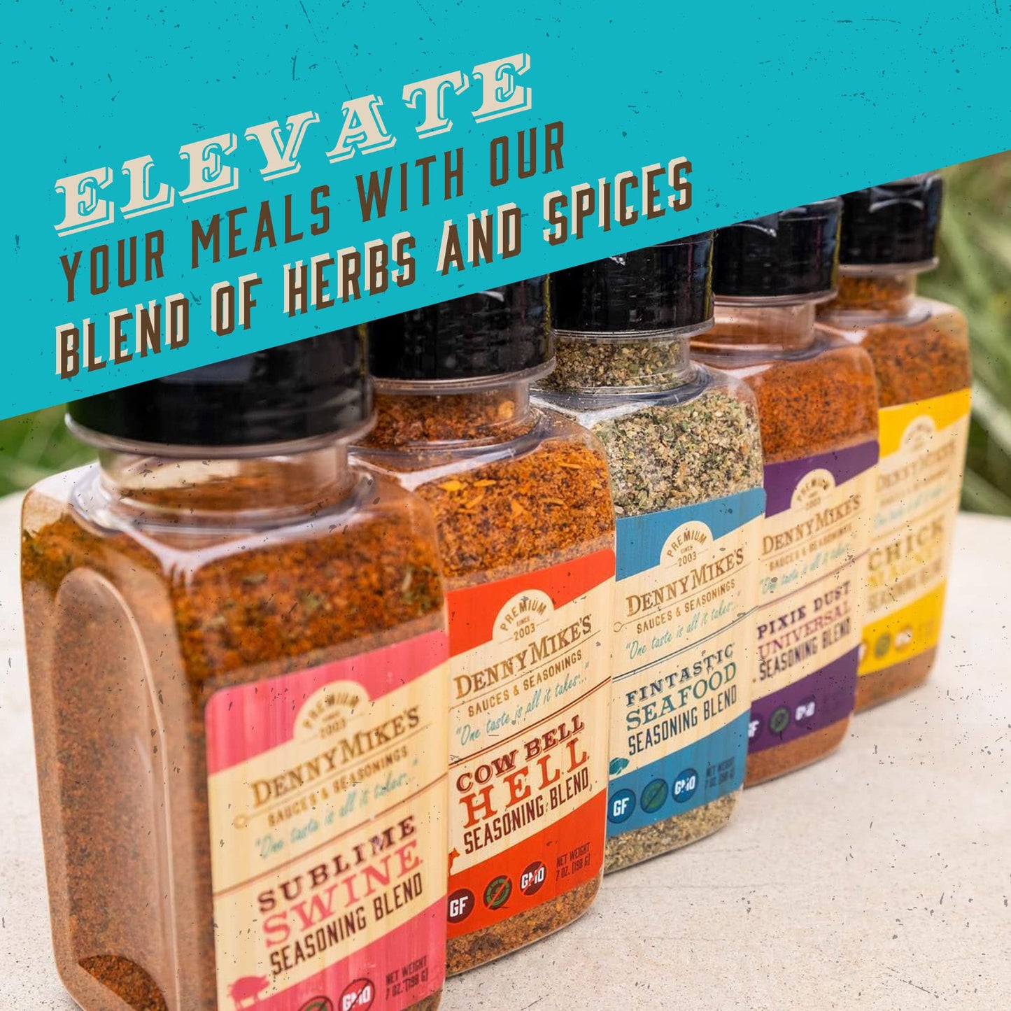 Dennymike’S Grill Seasoning Set, All Natural Spices And Seasonings, Bbq Rub For Cooking, Smoky Aroma, And Grilling, Low Sodium, Keto-Friendly, Gluten And Msg-Free, Bundle Pack Of 5