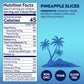 Dole Pineapple Slices in Water with No Sugar Added - Dole Fruit Cans - 20 oz - 12 Pack