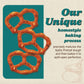 Unique Snacks Unsalted Splits Pretzels, 11 oz Bag (Pack of 6), Certified OU Kosher, Non-GMO, Homestyle Baked