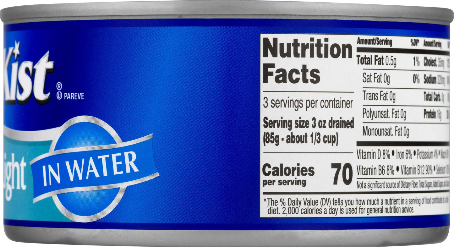 Starkist Chunk Light Tuna In Water, 12 Oz, Pack Of 24