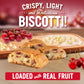 COOPER STREET Twice Baked Mini Biscotti Italian Style Cookies - 5 Pound of Cherry Chocolate Gourmet Cookies Ideal for Coffee Or