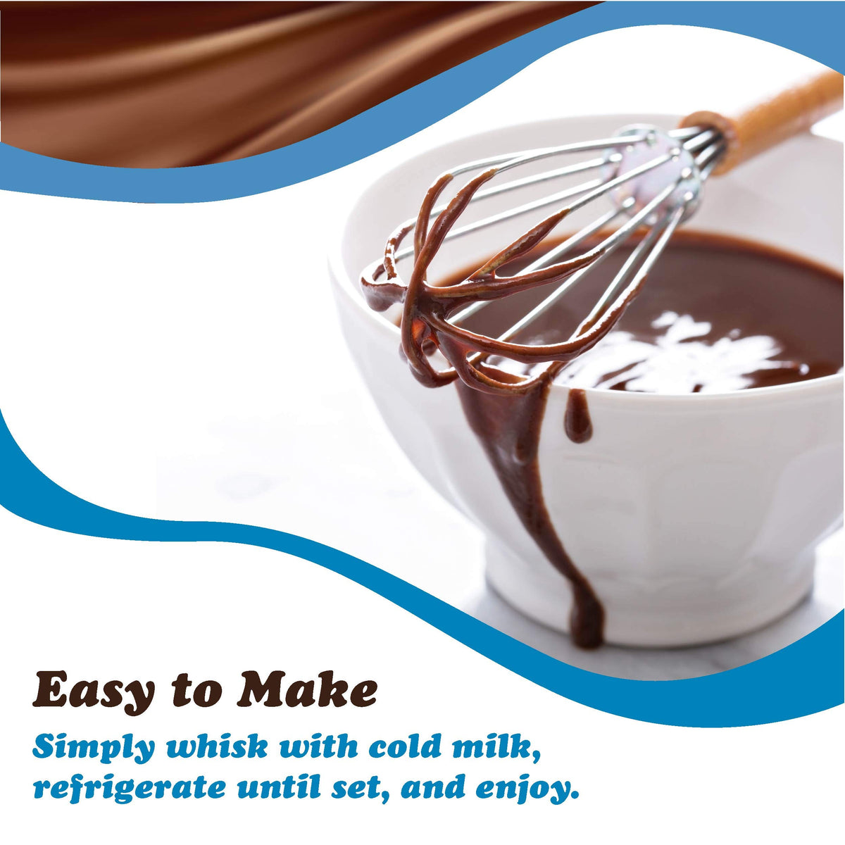 Dove Pudding Mix, Milk Chocolate, 3.34 oz Box (12 Pack), Kosher Dairy, 4 Servings Per Box
