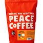 Peace Coffee Birchwood Breakfast Blend | 5 lb Whole Bean Medium Roast | Organic Fair Trade | Smooth, Mild Favor | Shade Grown, F