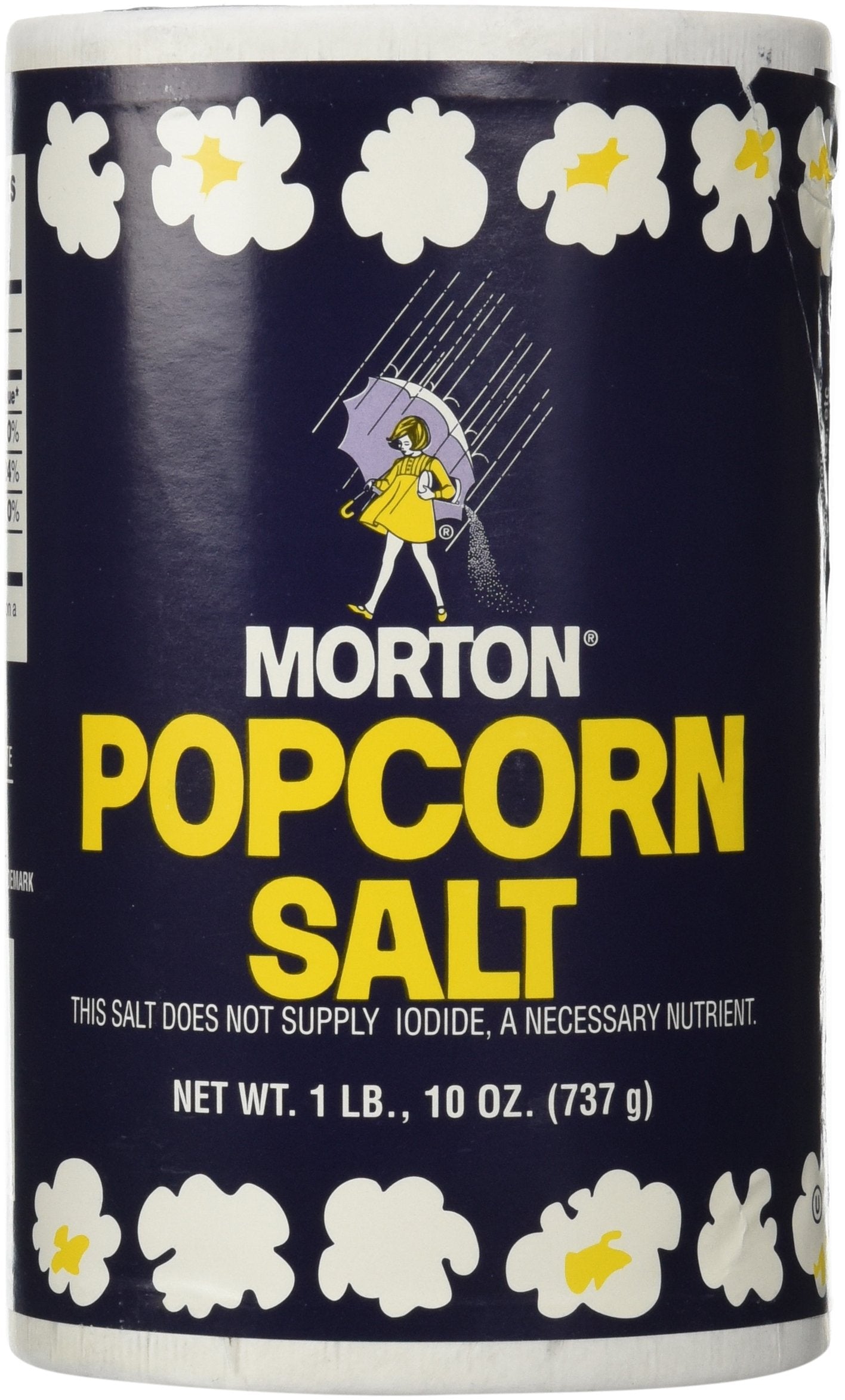 Morton Popcorn Salt for Green Salad, Corn on the Cob, French Fries - 1Lb 10oz (1.62 Pound, Pack of 1)