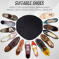 HTZNHXT 8-Pair Black Self-Adhesive Shoe Patches for Holes, Heel Repair for Sneakers, Leather & High Heels