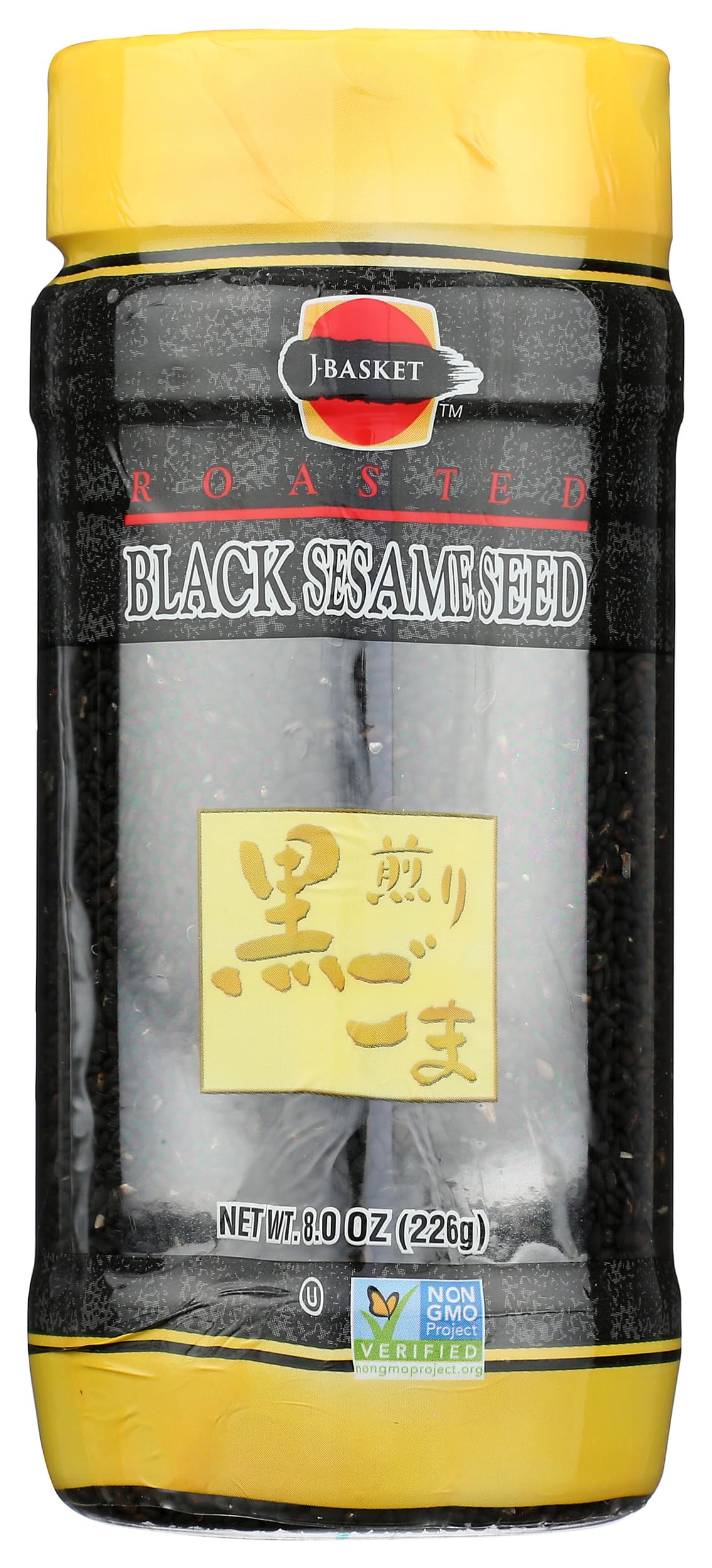 JFC Roasted Black Sesame Seeds Iri Goma, 8 oz