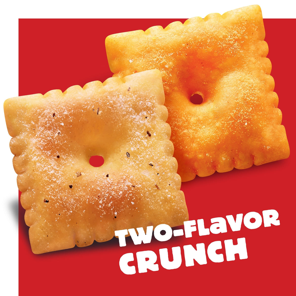 Cheez-It DUOZ Baked Snack Crackers, Lunch Snacks, Bacon and Cheddar, 12.4oz Box (1 Box)