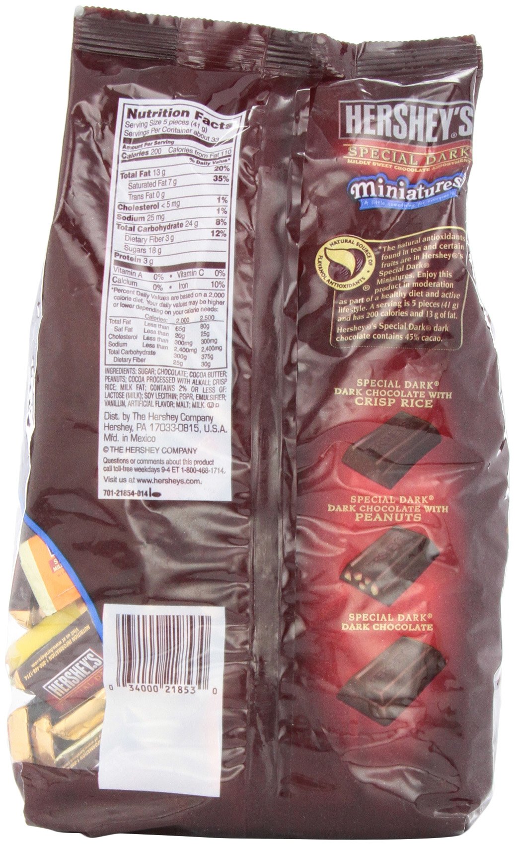 Hershey'S Special Dark Minis, 48 Ounce