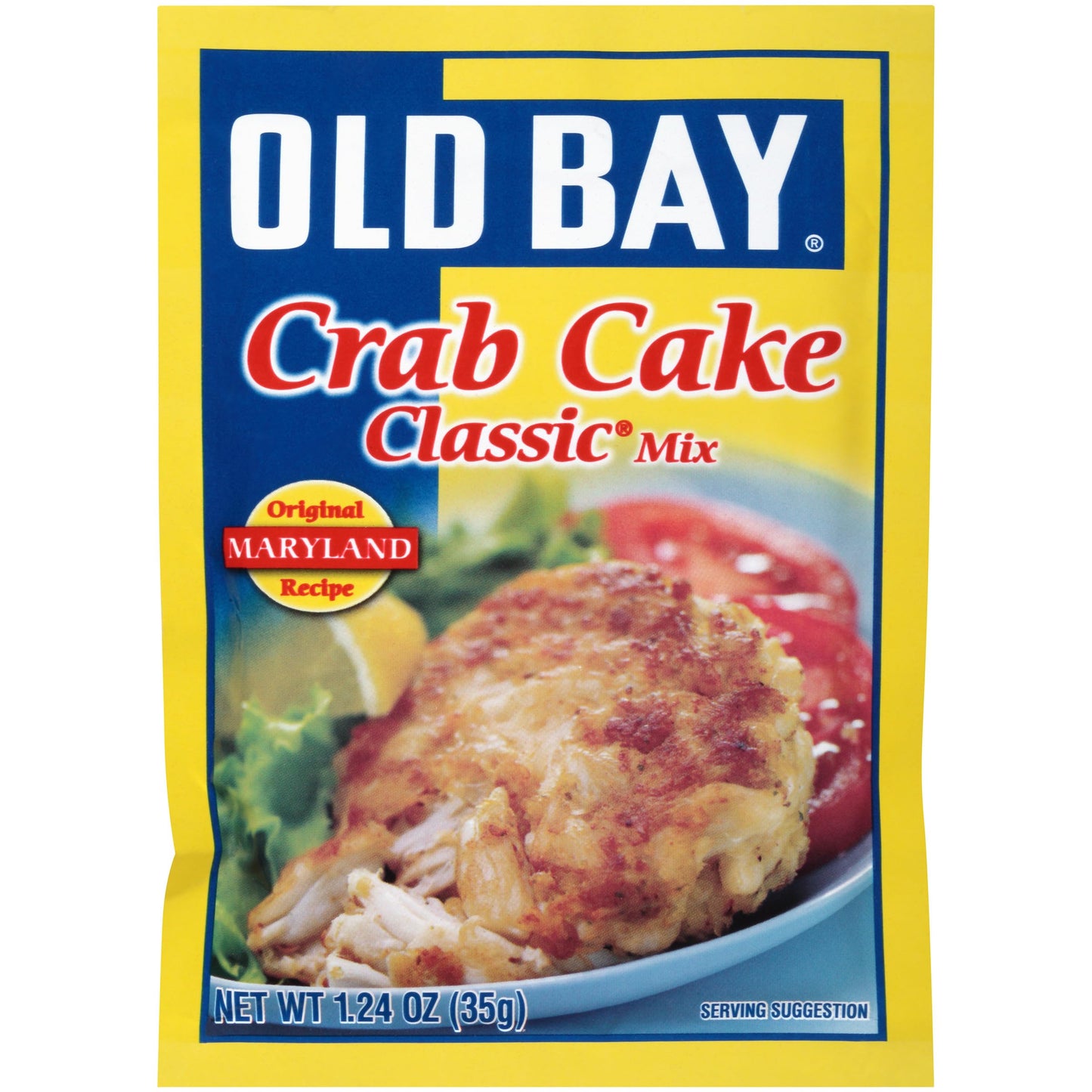 OLD BAY Crab Cake Classic Mix, 1.24 oz (Pack of 12) - Perfect for Delicious Seafood Dishes, Easy to Prepare, Great Flavor
