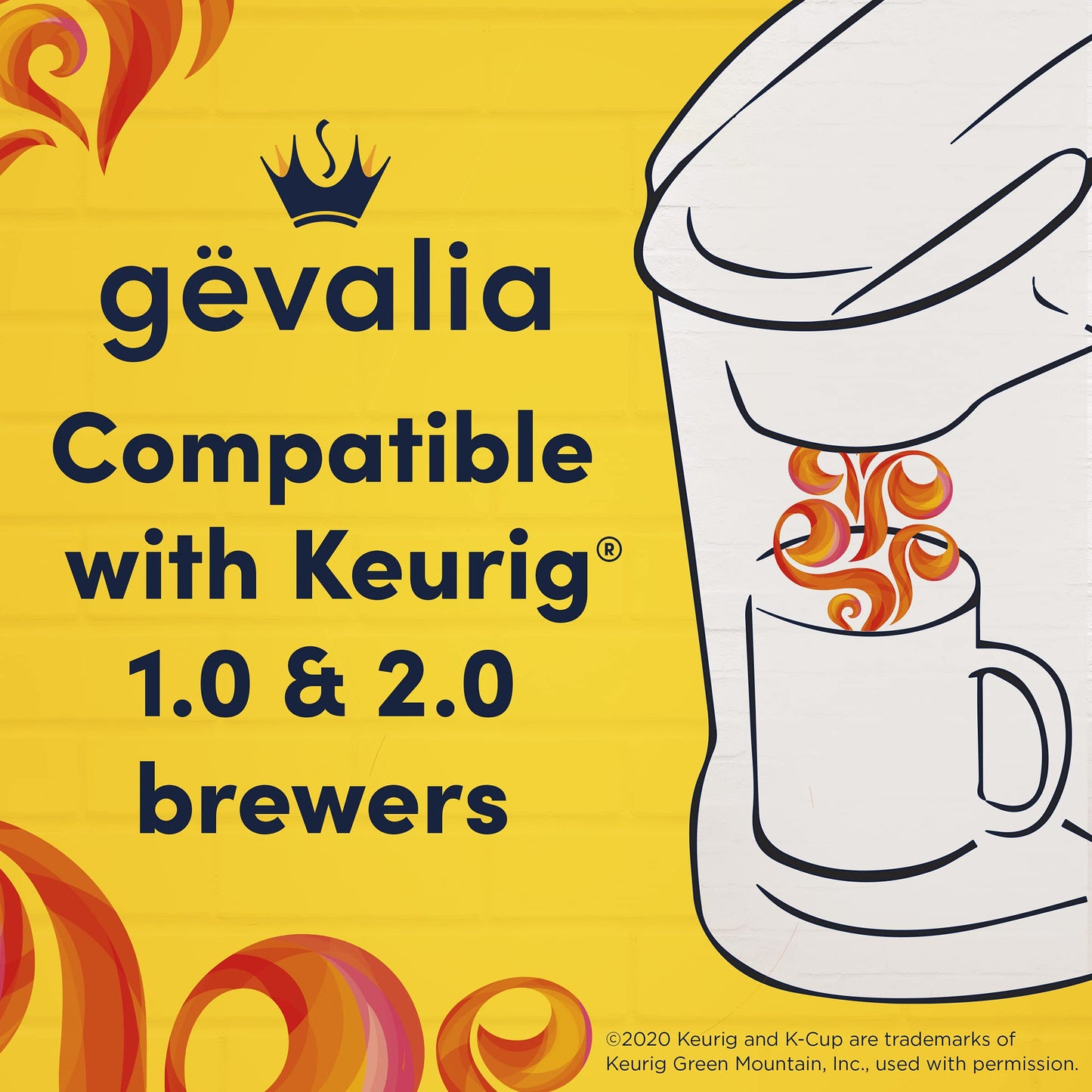Gevalia Signature Blend Mild Light Roast K-Cup Coffee Pods (32 ct Box)