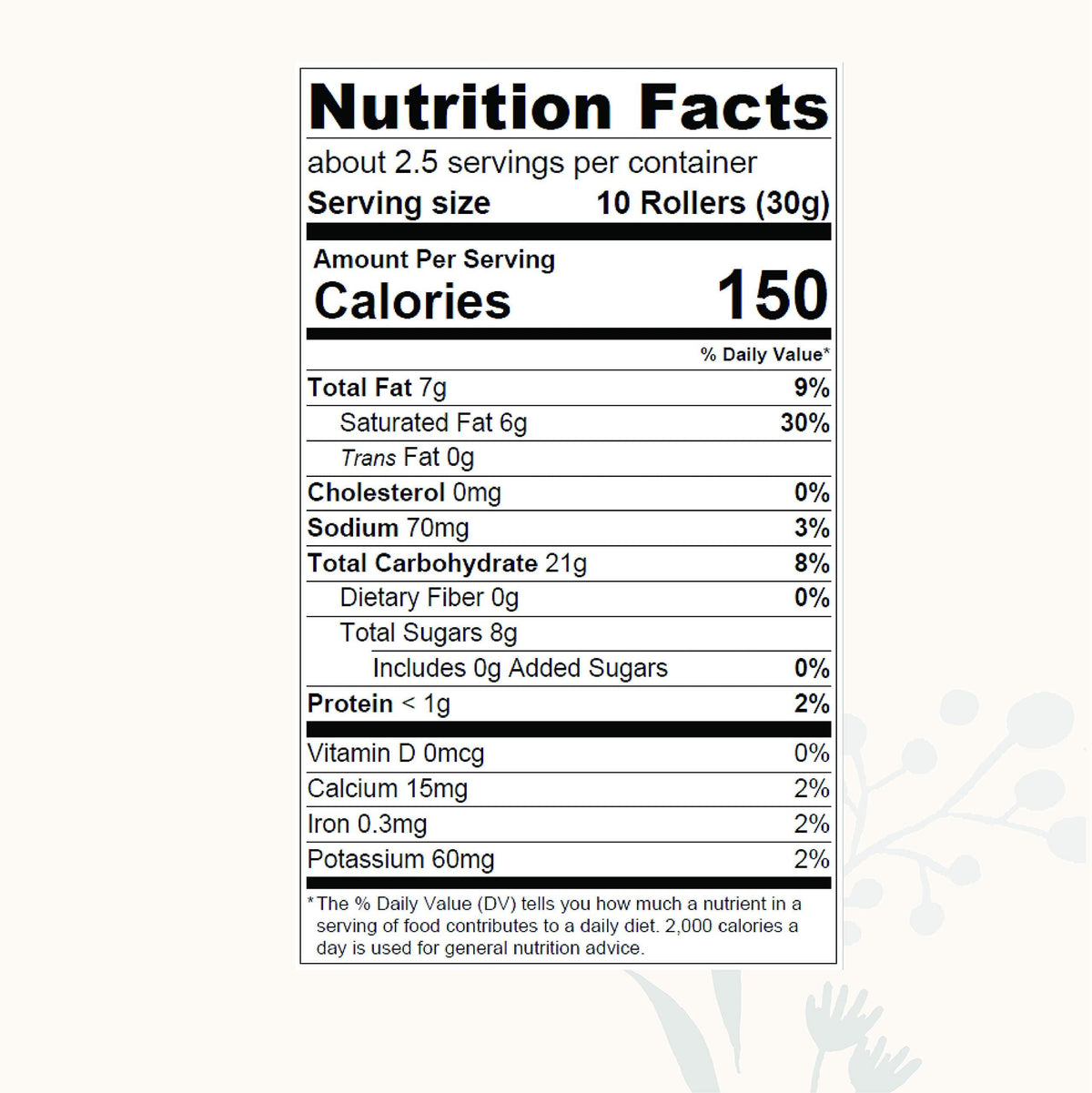 Ava Organics - Coconut Crispy Rollers, Healthy Snack Rolls For Adults And Kids, Kosher, Gluten Free, Certified Paleo - Original