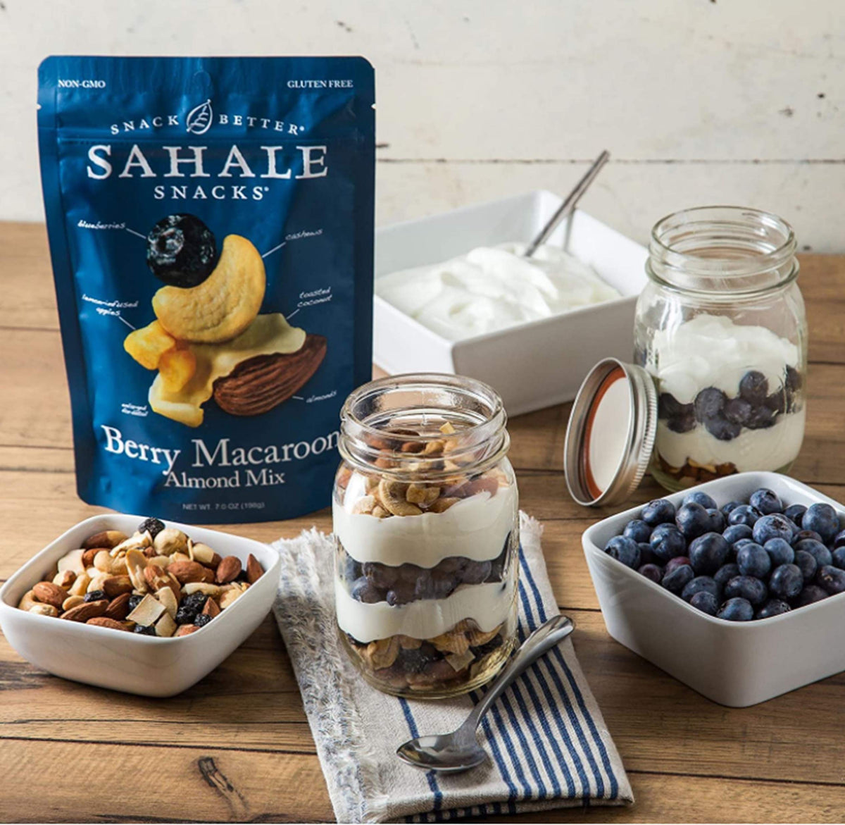 Sahale Snacks Berry Macaroon Almond Trail Mix, 7 Ounces