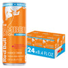 Red Bull Amber Edition Sugar Free Energy Drink, Strawberry Apricot, 8.4 Fl Oz, 24 Pack (6x4), 80mg Caffeine, Model RB243200