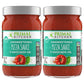 Primal Kitchen Unsweetened Red Pizza Sauce, No Added Sugar, Made with Avocado Oil, 2-Pack