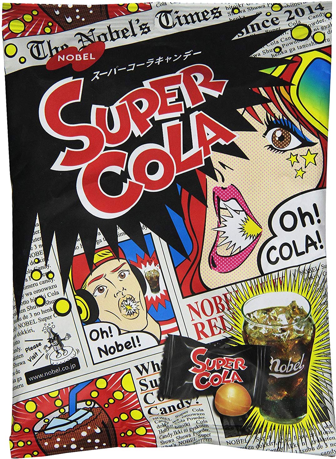 Nobel Super Cola Candy 3.1oz (3 Pack)