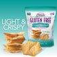 Milton'S Craft Bakers Gluten Free Crispy Sea Salt Crackers - Baked Sea Salt Crackers, Non-Gmo Project Verified, Kosher, Certifie