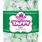 Fairtime Taffy Bulk Green Candy, Green Apple Flavor, 21 Ounce Tub, Individually Wrapped, Kosher