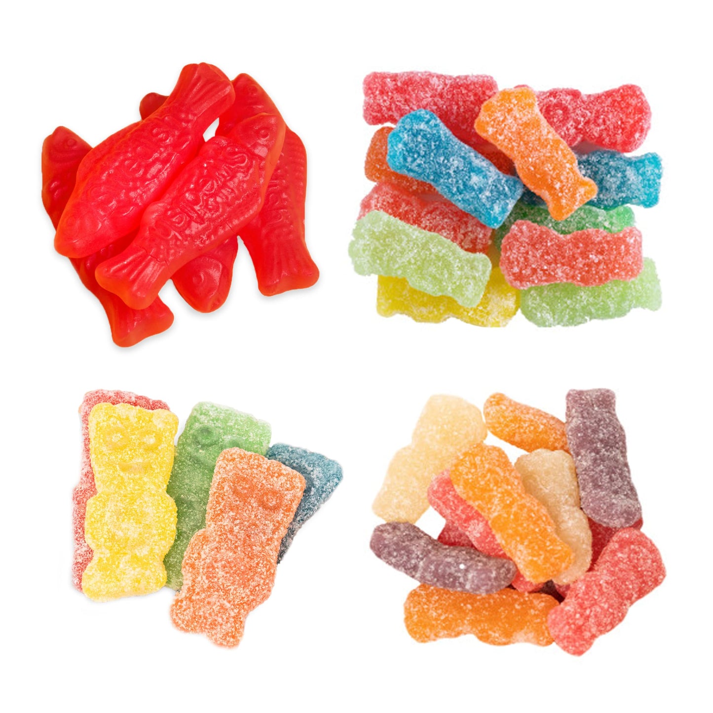SOUR PATCH KIDS Original, Tropical, Big Kids & SWEDISH FISH Halloween Candy Variety Pack, Bulk Candy, 160 Trick or Treat Bags