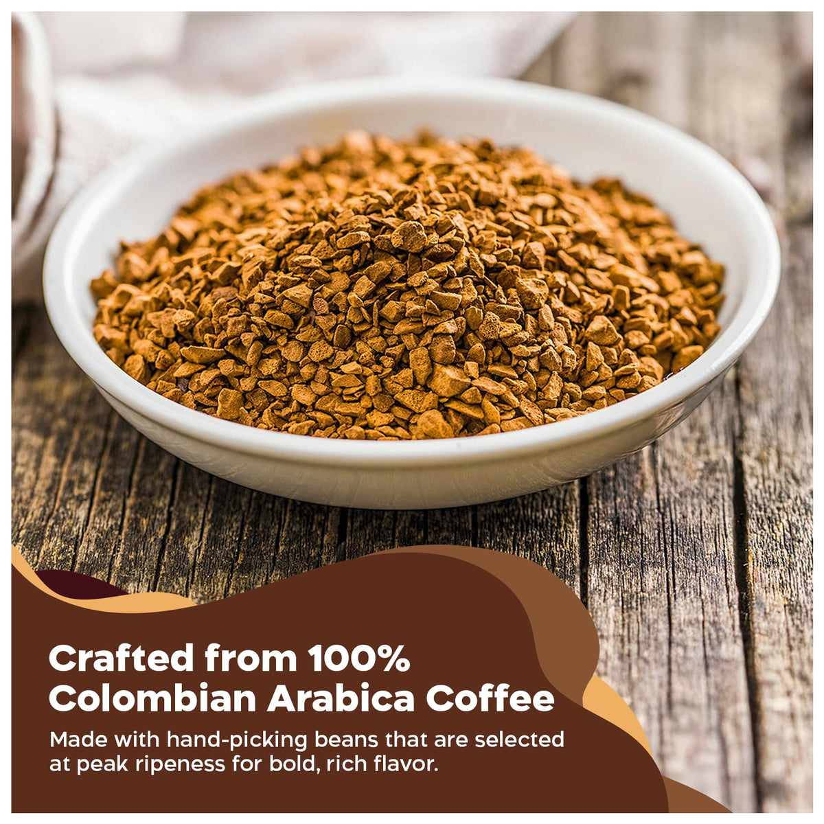 Juan Valdez Classic Freeze Dried Coffee - Premium Colombian Coffee, Pack of 6, 3.5 OZ
