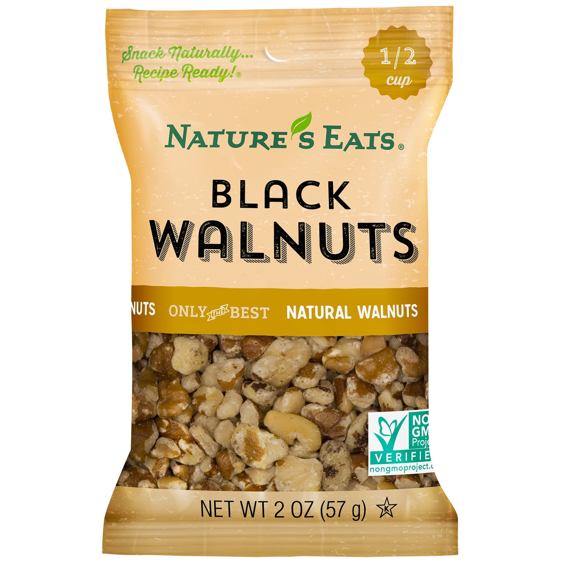 Natures Eats Black Walnuts, 2 Ounce (Pack of 12)