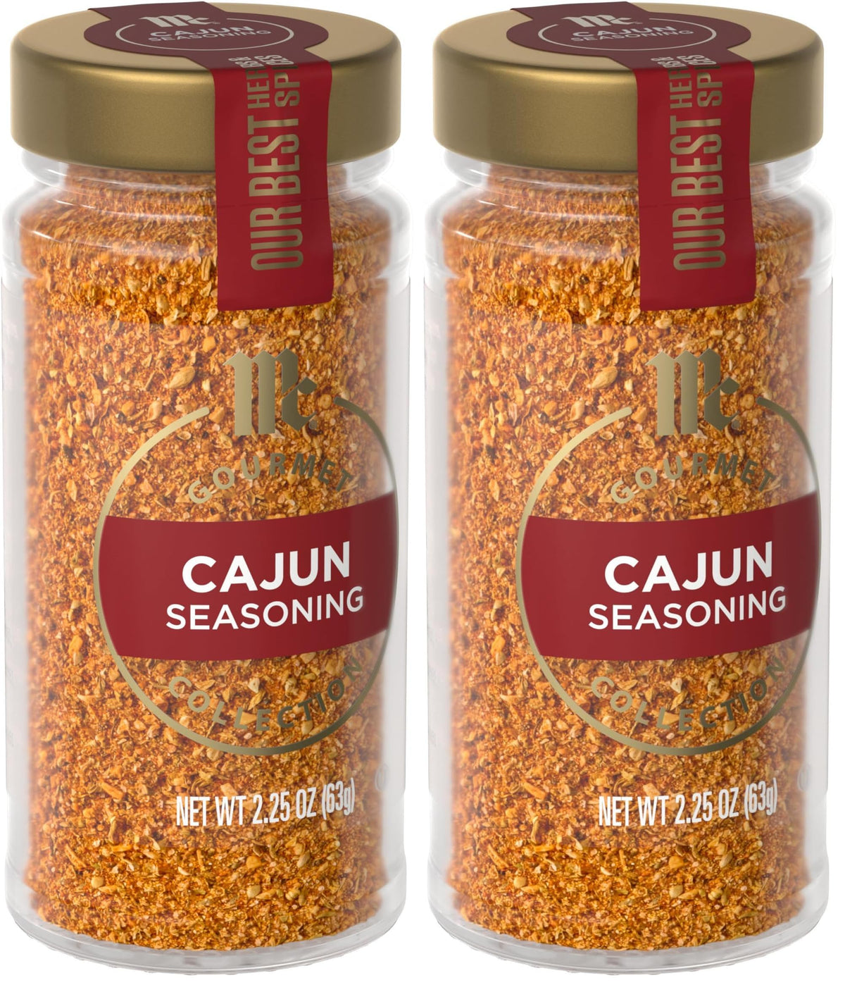 McCormick Gourmet, Cajun Seasoning, 2.25 Oz (Pack of 2)