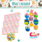 Easter Snack Pink Tin Basket (60 Count) Filled With Candy With Bunny, Great Package For Family, Friends, Kids, Boys And Girls