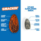 SMACKIN - Jumbo Roasted Sunflower Seeds  No Salty Burn  American Made  Easy Pour & Seal - Backyard BBQ  4oz bag (12 Bags)