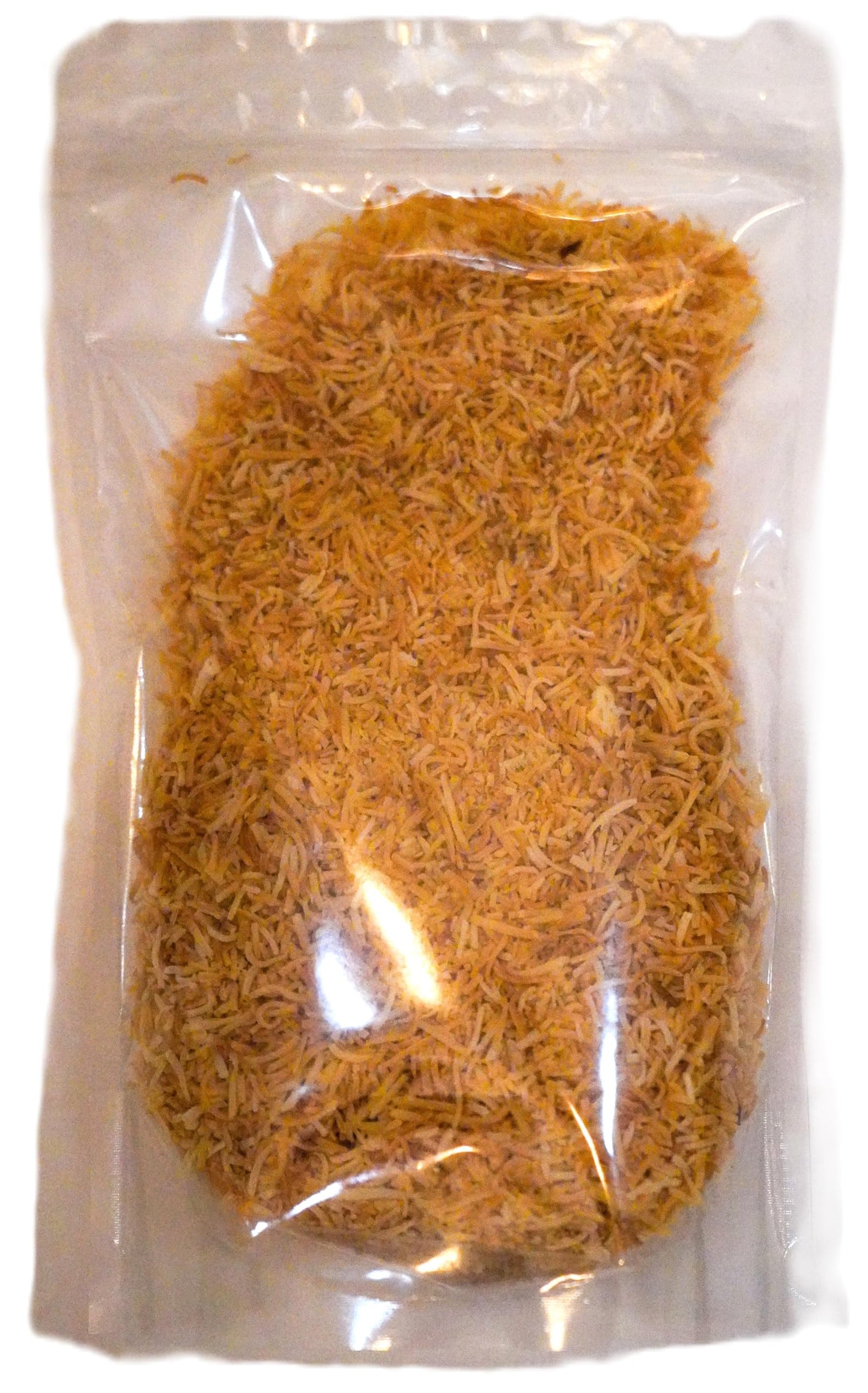 DM Sweets Golden Toasted Sweetened Shredded Coconut - 20 oz of Fresh Crunchy Dried Non GMO Coconut in Resealable Bag to Ensure F