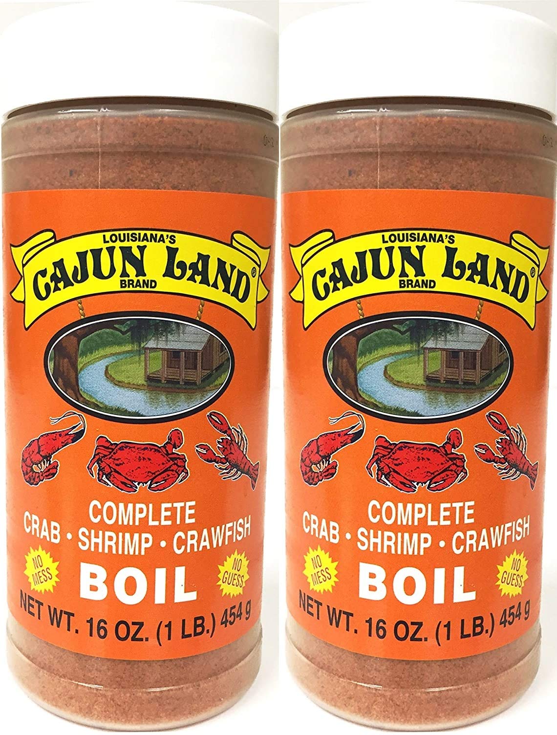 Cajun Land Complete Crab Shrimp Crawfish Boil 1 Pound (2 Pack)