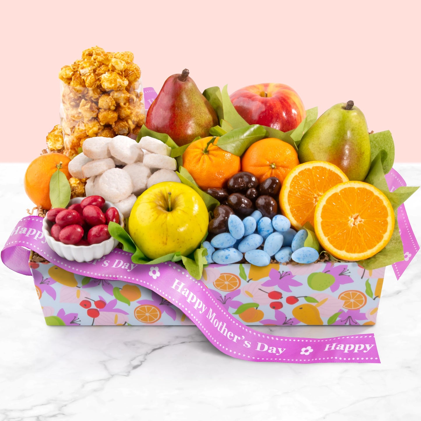 Mother'S Day Fruit & Treats Basket