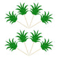 Gyufise 36Pcs Pineapple Cupcake Toppers Donut Cake Toppers Pineapple Cute Cupcake Picks For Summer Luau Tropical Hawaiian Party Cake Decorations