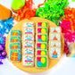 Happy Birthday Cookies 24 Pack Individually Wrapped Party Favors Gift Basket For Kids Men Women | Decorated Sugar Cookie Gift Box | Nut Free