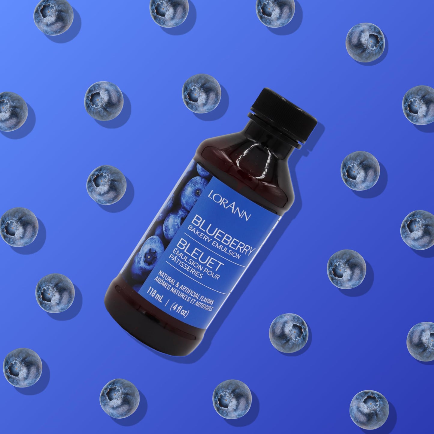 Lorann Oils Blueberry Bakery Emulsion: Realistic Blueberry Flavor, Perfect For Elevating Berry Notes In Baked Goods, Gluten-Free
