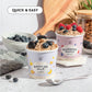 Mylk Labs Banana Nut Protein Oatmeal Cups, Whole Grain, Low Sugar, High Fiber Breakfast with Superfoods, Quick & Easy, On the Go