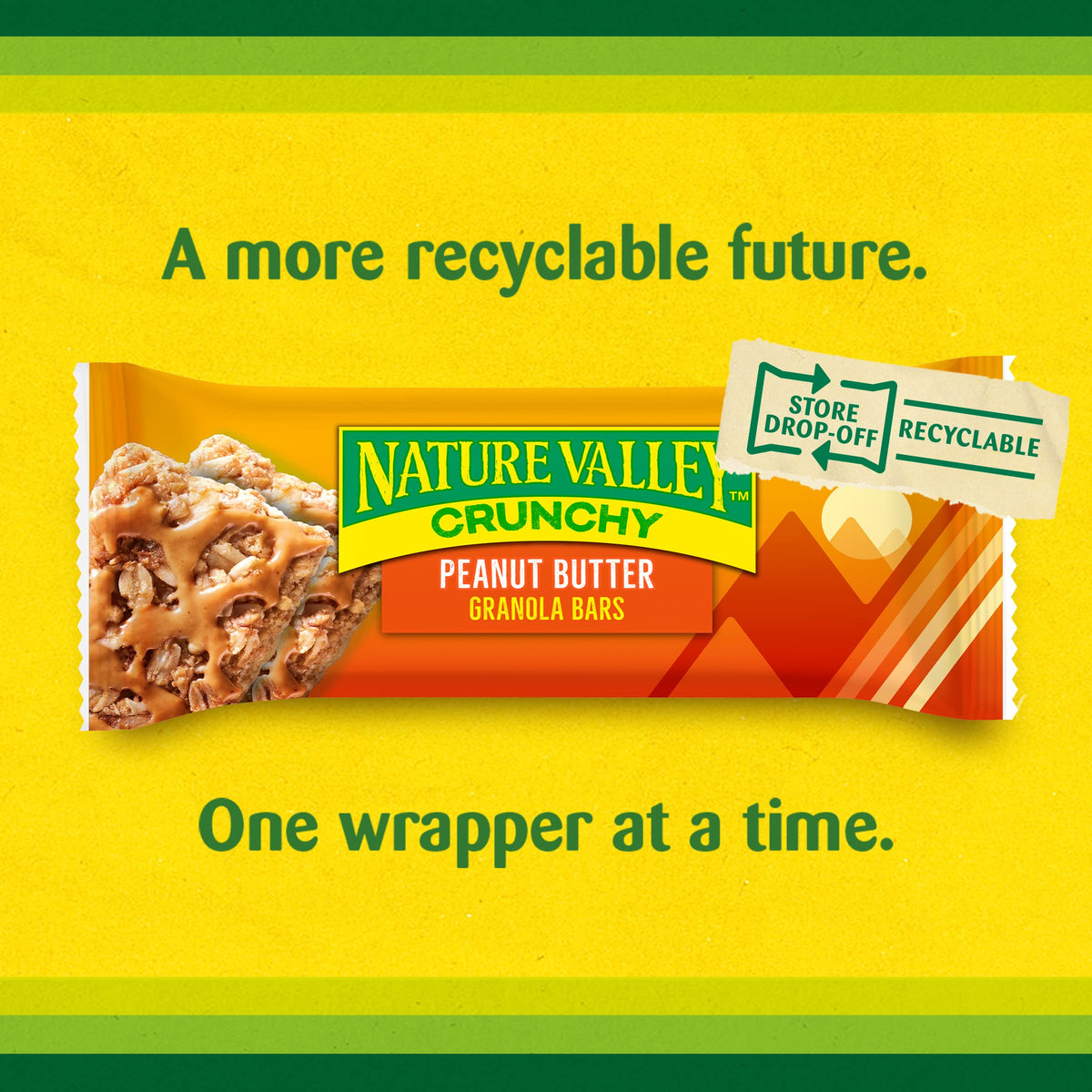 Nature Valley Crunchy Granola Bars, Peanut Butter, 12 Bars, 8.94 Oz (6 Pouches) (Pack Of 6)