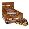 FITCRUNCH Snack Size Protein Bars, 6-Layer Baked Bar, 3g of Sugar, Gluten Free & Soft Cake Core (9 Bars, Chocolate Chip Cookie D