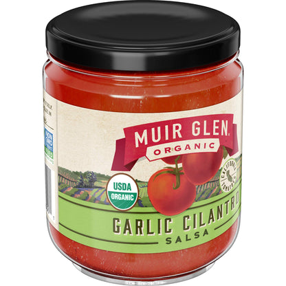 Muir Glen Organic Garlic Cilantro Salsa, 16 ounces