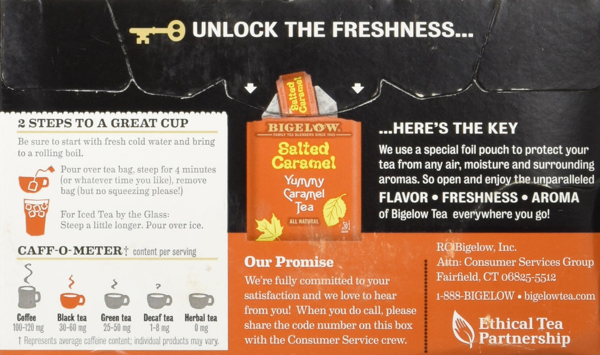 Salted Caramel Tea 20 Bags (Case of 6)