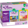 Plum Organics Variety Pack, 12+ Months - Mighty Builder Organic Fruit and Veggie Blend Toddler Food Pouches - 4 oz Pouch (Pack o