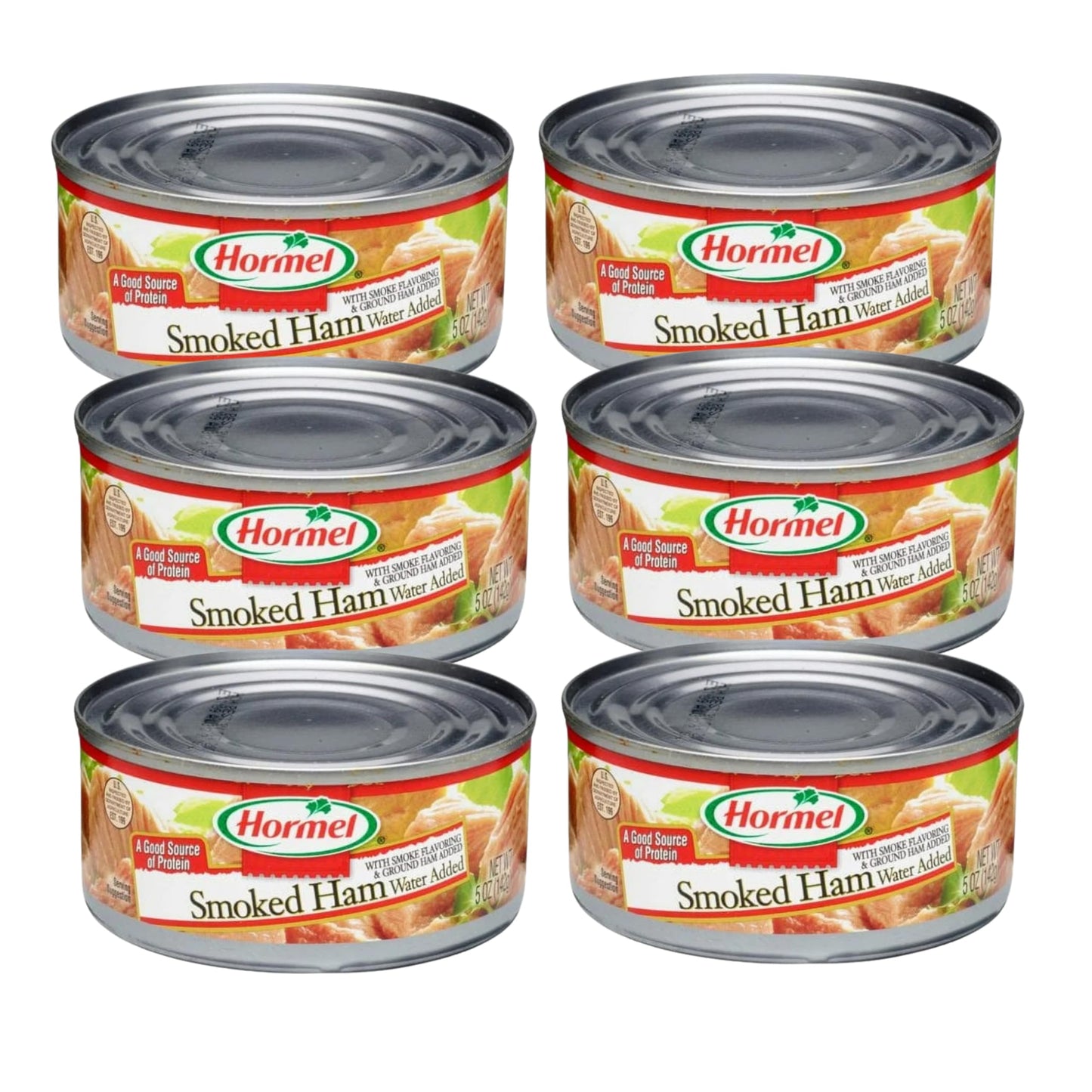 Hormel Smoked Ham, 5oz Can, Pack of 6, Model 037600267014