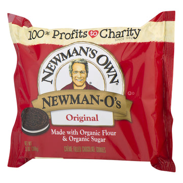 Newmans Own Newman-Os Sandwich Crèmes, Original, 13 Ounce (Pack of 6)