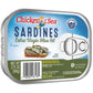 Chicken of the Sea Sardines in Olive Oil, 3.75 oz. (Pack of 18), Wild Caught Canned Sardines, Packaging May Vary