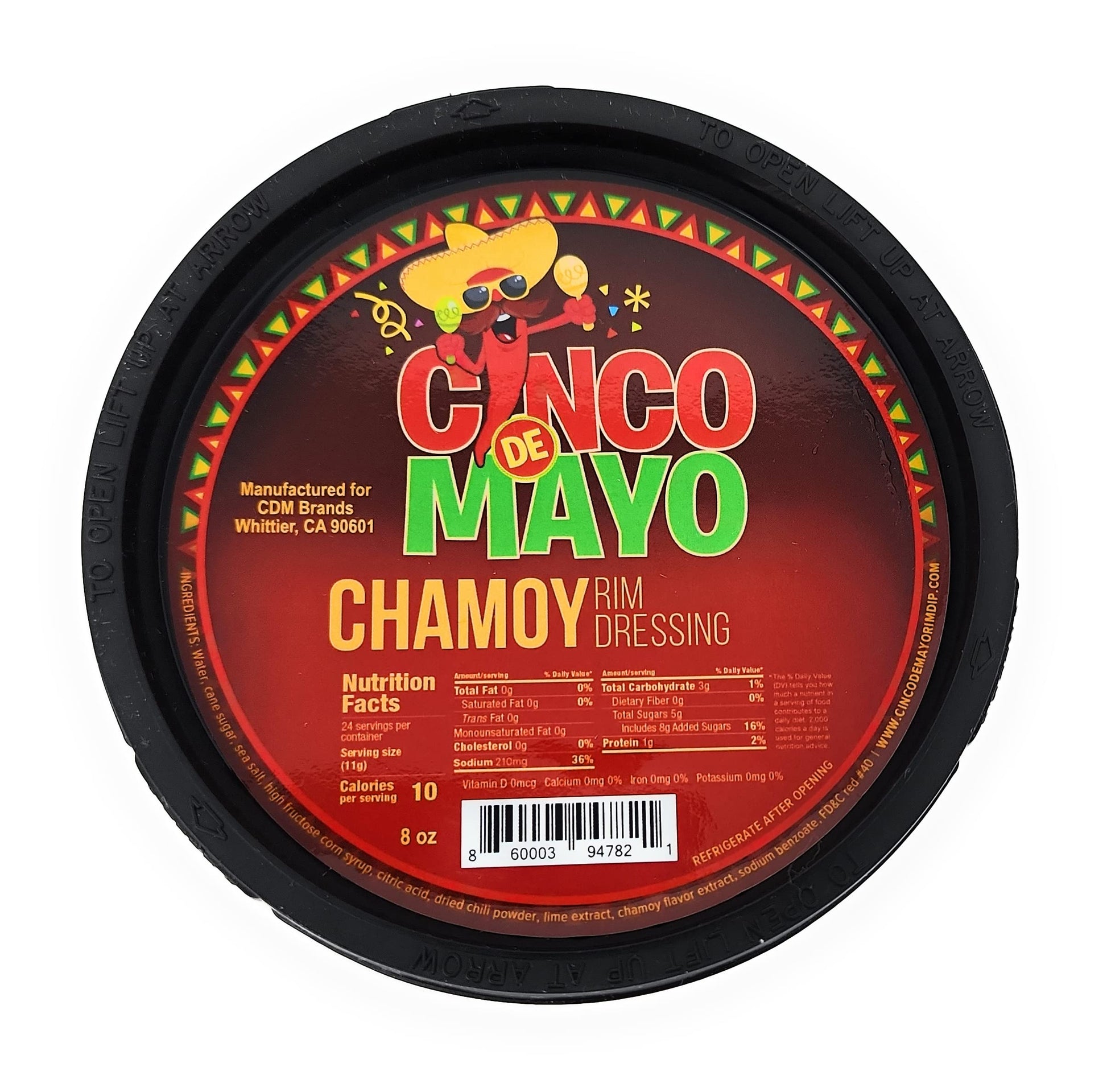 Cinco de Mayo Chamoy Rim Dip Cocktail Dressing, 7.6 oz Container