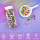Rainbow Sprinkles For Cake Decorating, Pastel Jimmies And Pearls Sprinkles Mix For Donut Cookie Baking Brownies Cupcake Ice Crea
