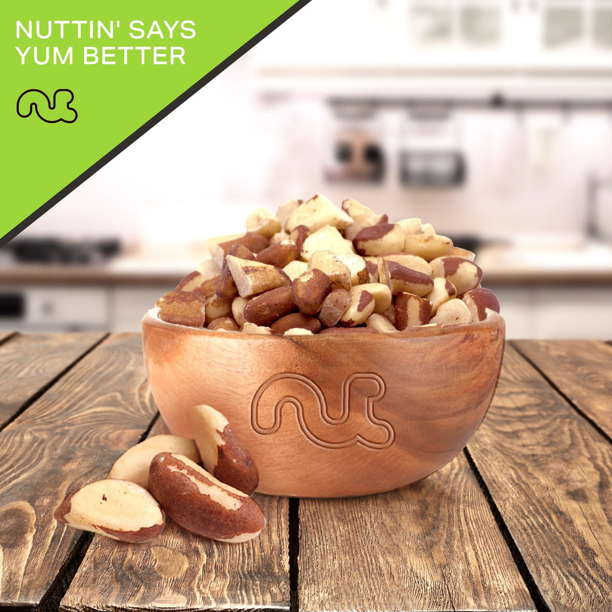 NUT CRAVINGS - Raw Broken Brazil Nuts, Unsalted, No Shell, (16oz - 1 LB) Bulk Nuts Packed Fresh in Resealable Bag - Kosher Healt