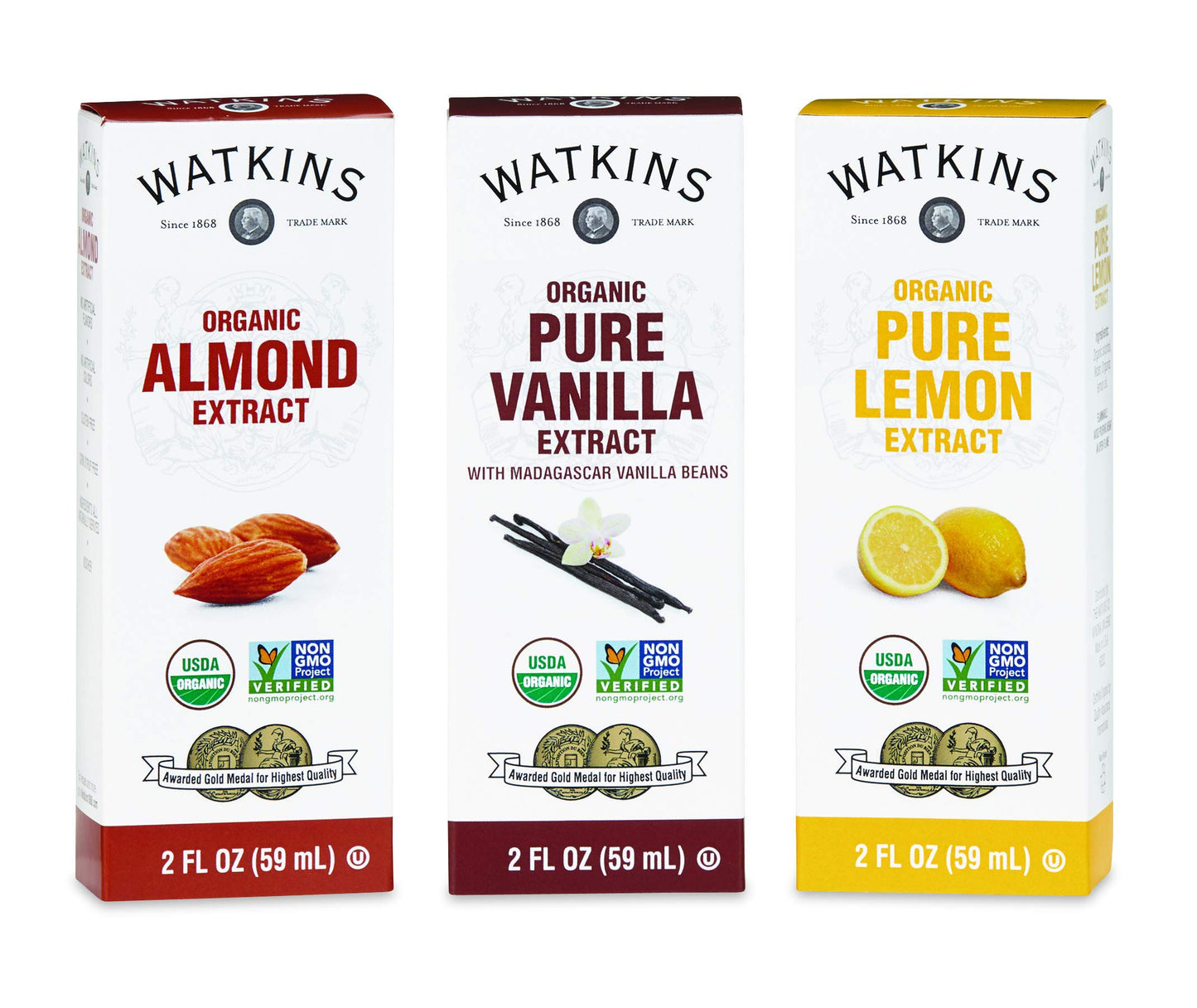 Watkins Pure Almond Extract, 4 Fl Oz (Pack Of 3)