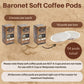 Baronet Coffee Pods Mocha Java, 54 Flavored Single Serve Pads, Medium Roast, 18 Count (Pack of 3)