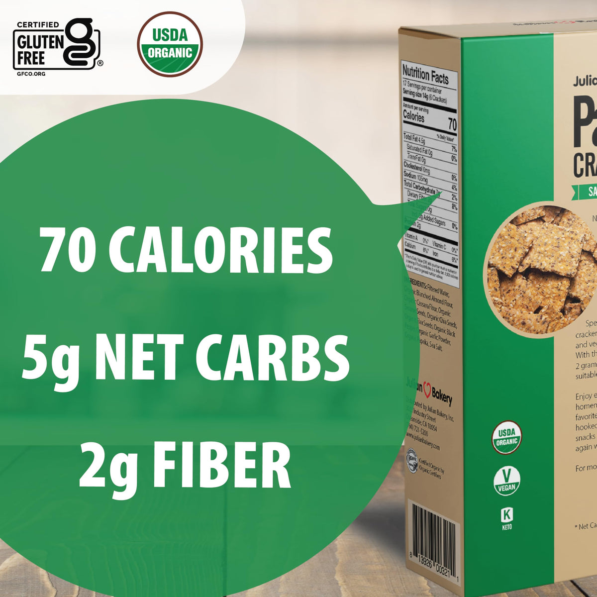Julian Bakery Organic Paleo Thin Crackers | Seller Fulfilled (3)