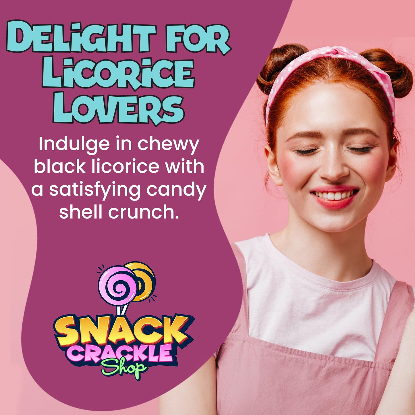 Good And Plenty Licorice Candy (2Lb) - Chewy Old Fashioned Licorice Chocolate W/Crispy Sugary Coating - Pink & White Chocolate C
